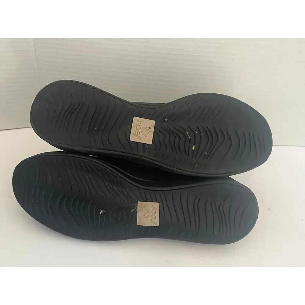 Women's Reef‎ Rover Hi LS Fall Winter Black Boot Bootie Size 10